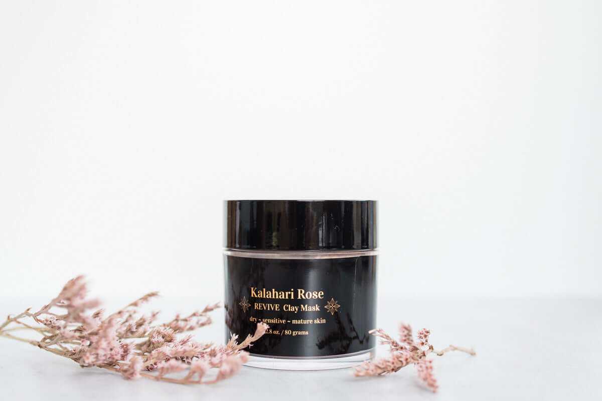 Kalahari Rose Revive Clay Mask close-up – for oily and combination skin
