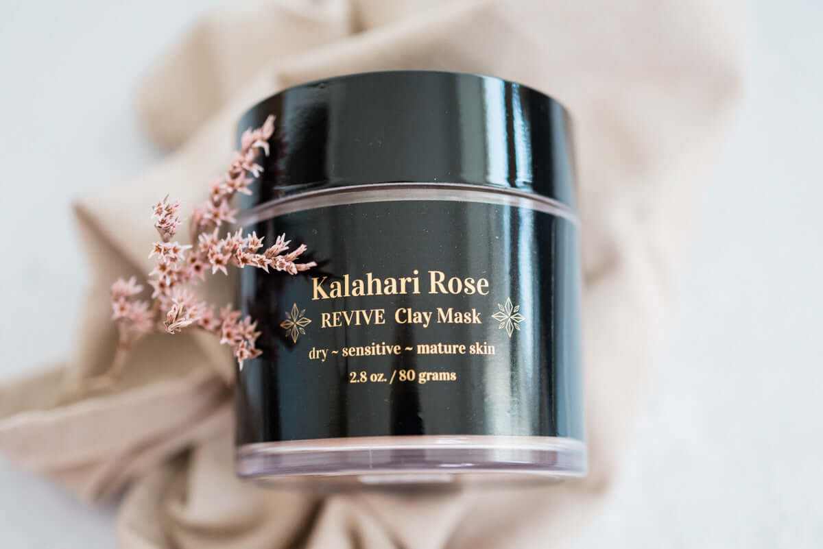 Kalahari Rose Clay Mask – deep-cleansing and revitalizing natural treatment