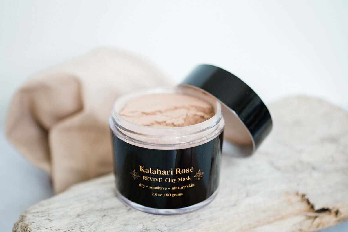 Kalahari Rose Revive Clay Mask – weekly revitalizing skincare ritual