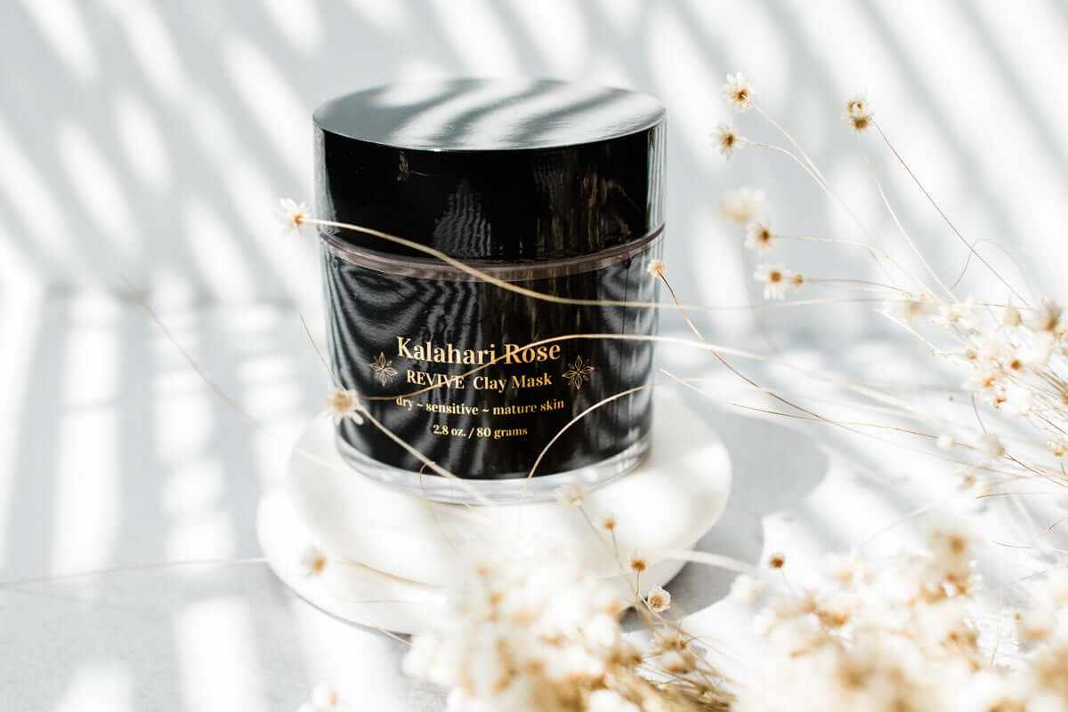 Kalahari Rose Revive Clay Mask – purifying and detoxifying natural clay formula