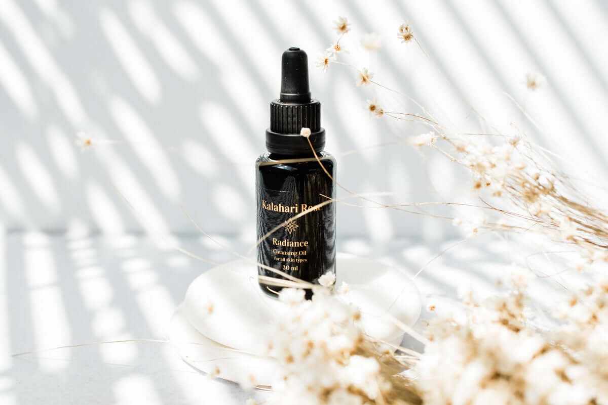 Kalahari Rose Radiance Face Cleansing Oil – gentle makeup-removing natural cleanser