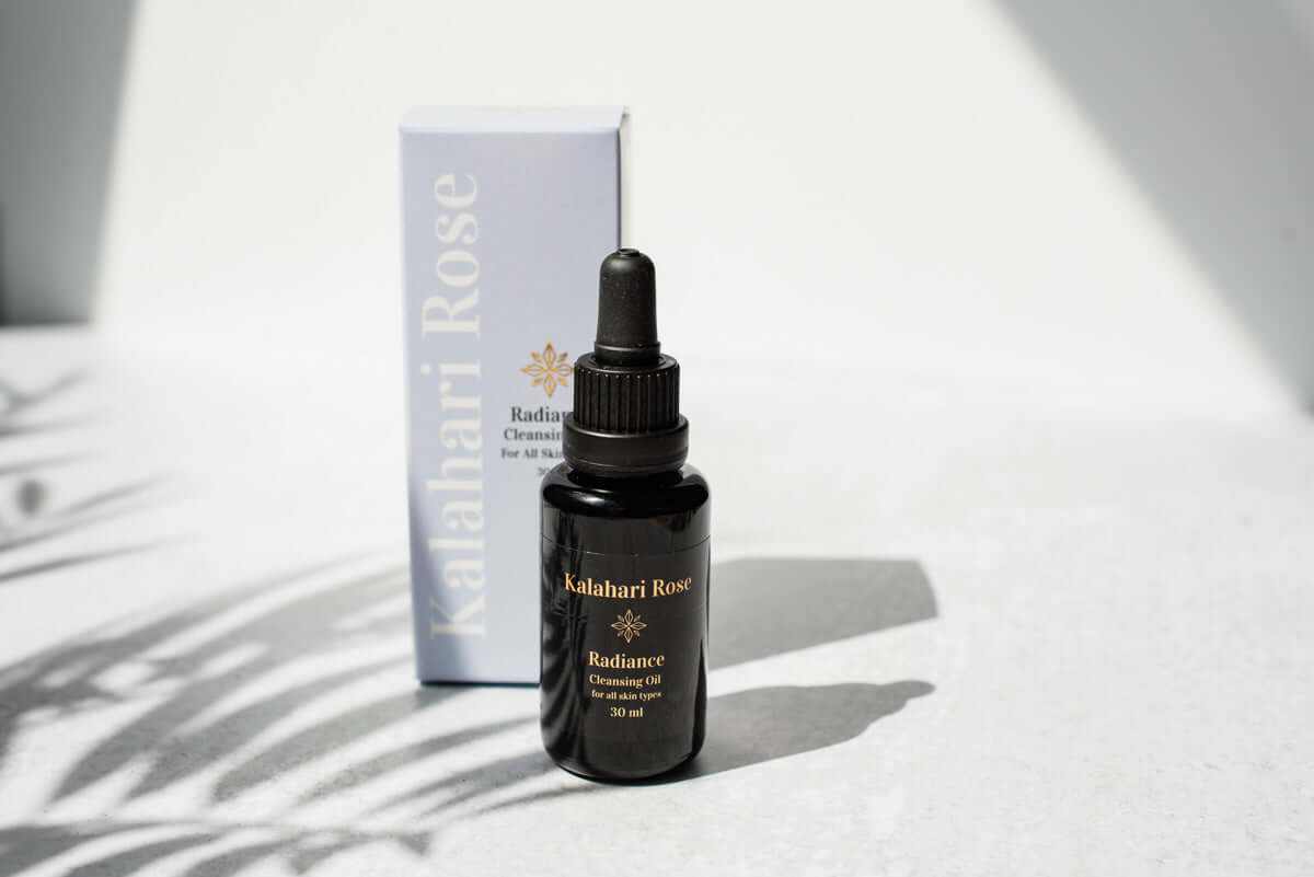 Kalahari Rose Radiance Cleansing Oil – vegan, chemical-free makeup remover