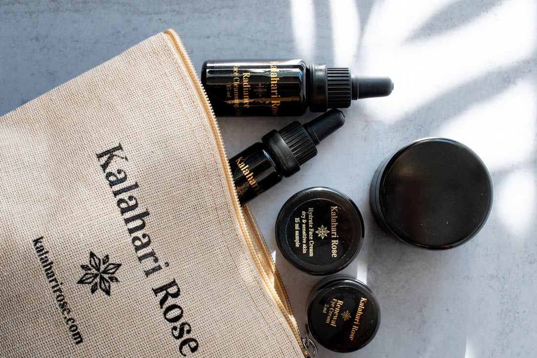 Kalahari Rose Discovery Kit with bestselling natural skincare products