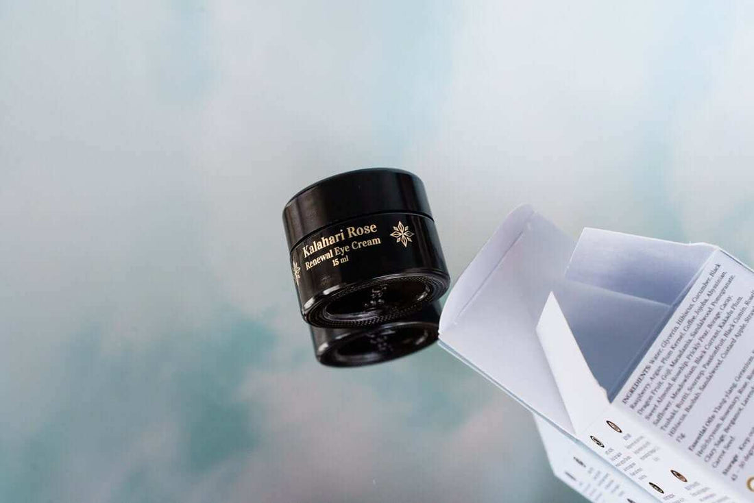 Kalahari Rose Renewal Eye Cream ingredients – organic, vegan, cruelty-free