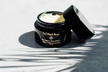 Kalahari Rose Revitalize Face Cream jar for oily and combination skin