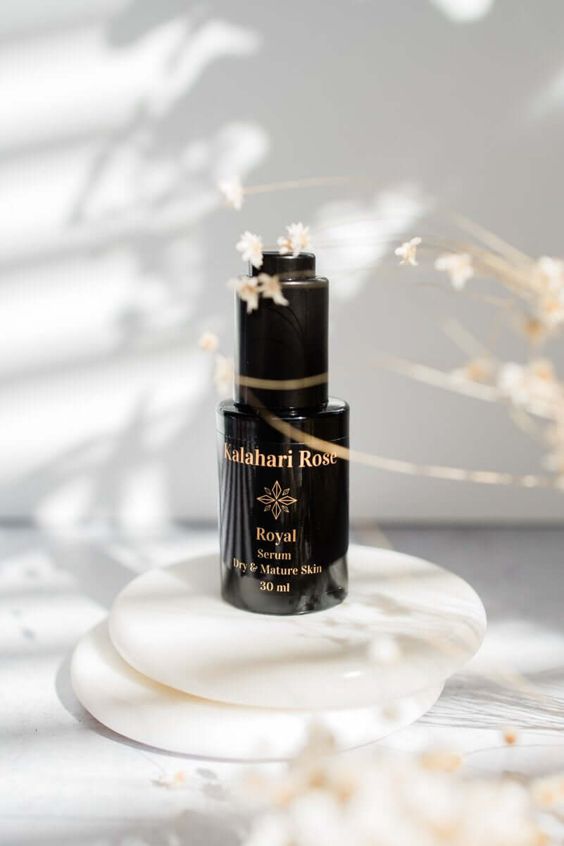 Kalahari Rose Royal Facial Serum – luxurious anti-aging face oil for firming and brightening